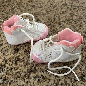 Pink Nike infant sneakers size 2